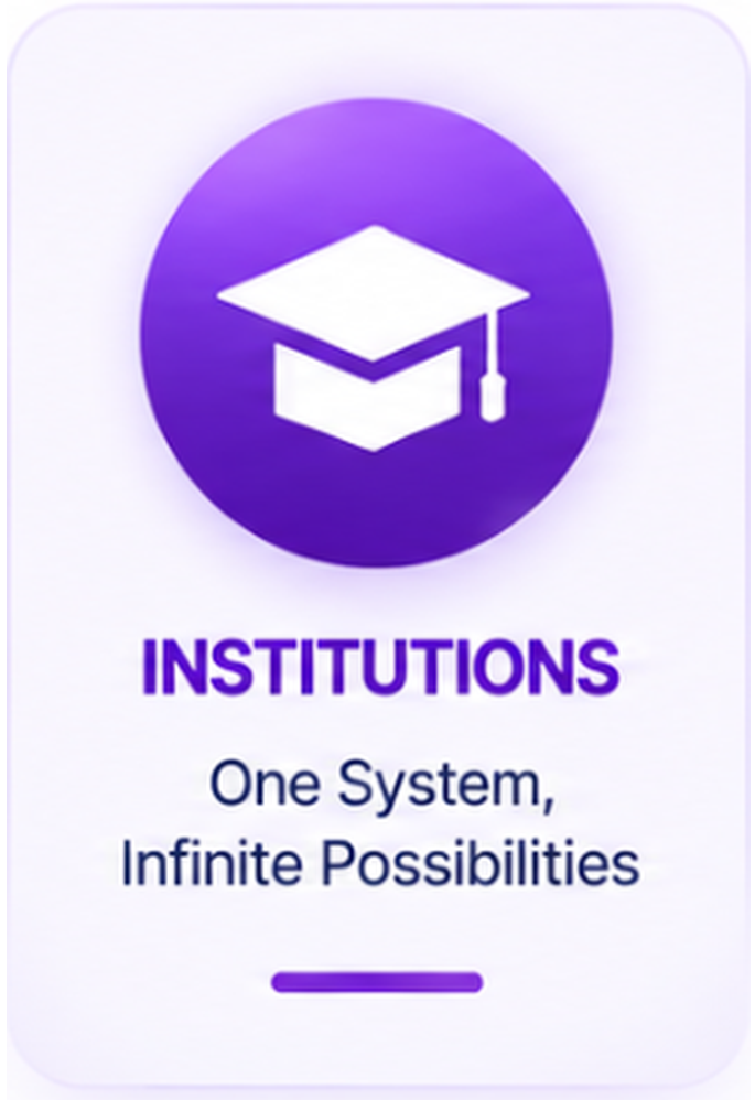 Institutions - One System, Infinite Possibilities